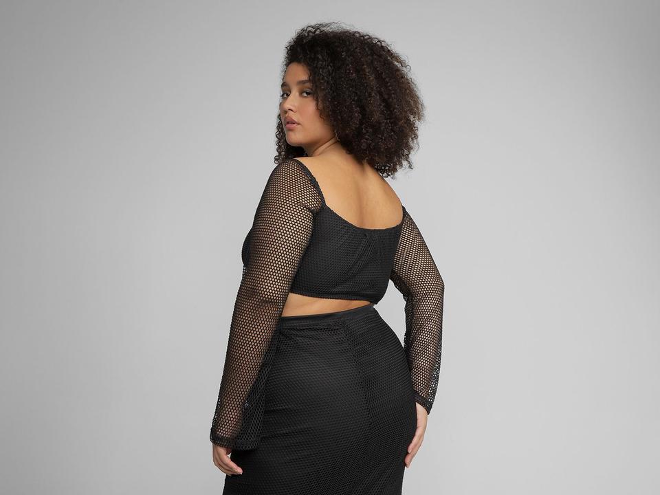 Top Vista Magalu x Letticia Munniz Malha Mesh - 1