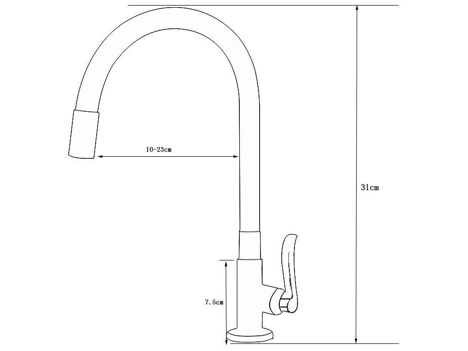 Torneira Gourmet para Cozinha de Mesa Nell - 12