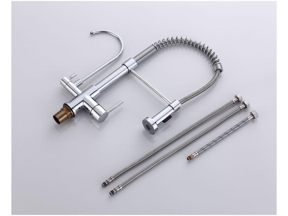 Torneira para Cozinha Gourmet de Mesa Dupla Nell - 6