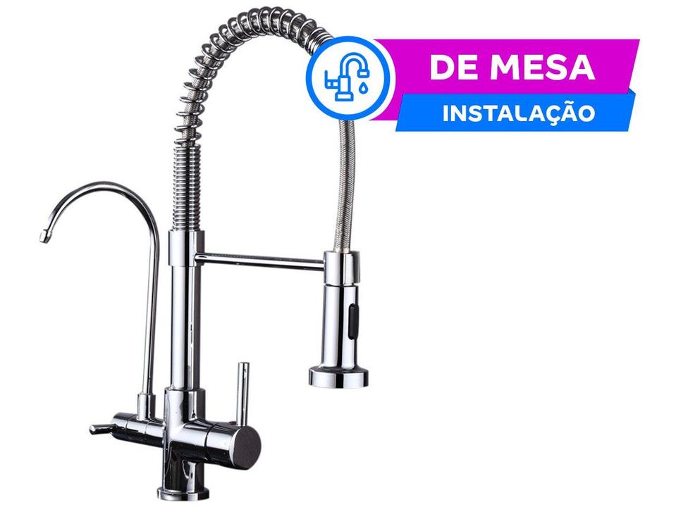 Torneira para Cozinha Gourmet de Mesa Dupla Nell - 1