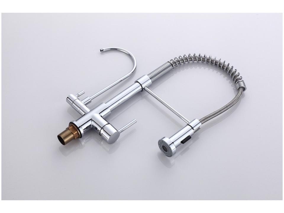 Torneira para Cozinha Gourmet de Mesa Dupla Nell - 1