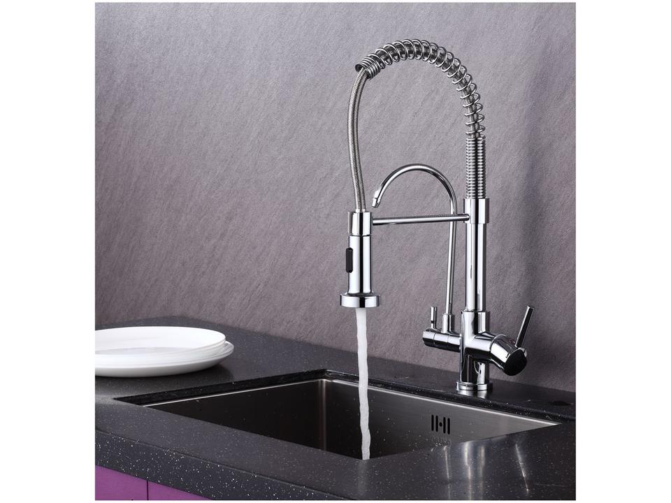 Torneira para Cozinha Gourmet de Mesa Dupla Nell - 3