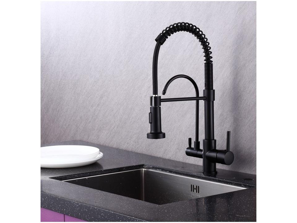 Torneira para Cozinha Gourmet de Mesa Dupla Nell - 1