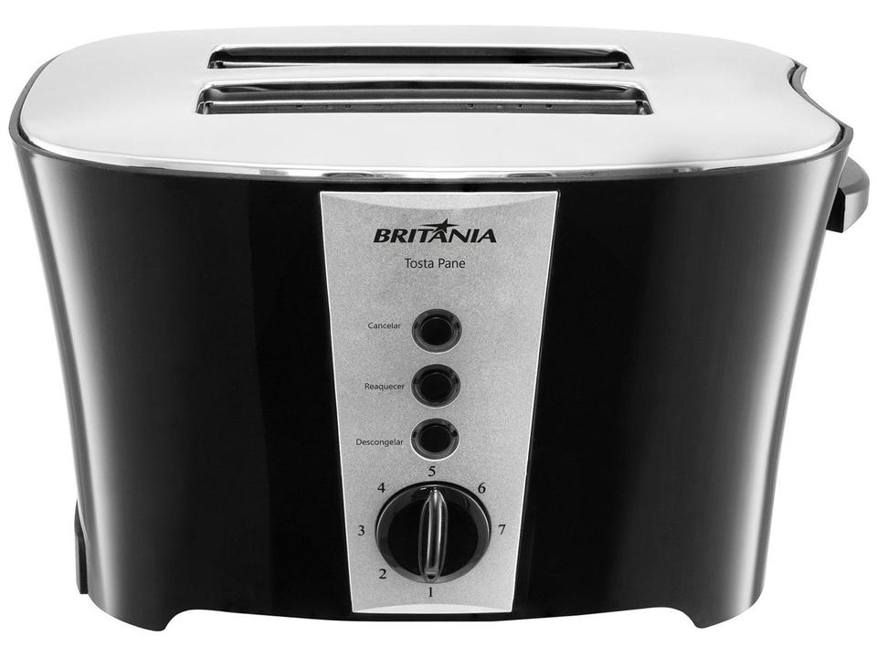Torradeira Britânia Preta 2 Fatias 7 Níveis de - 5