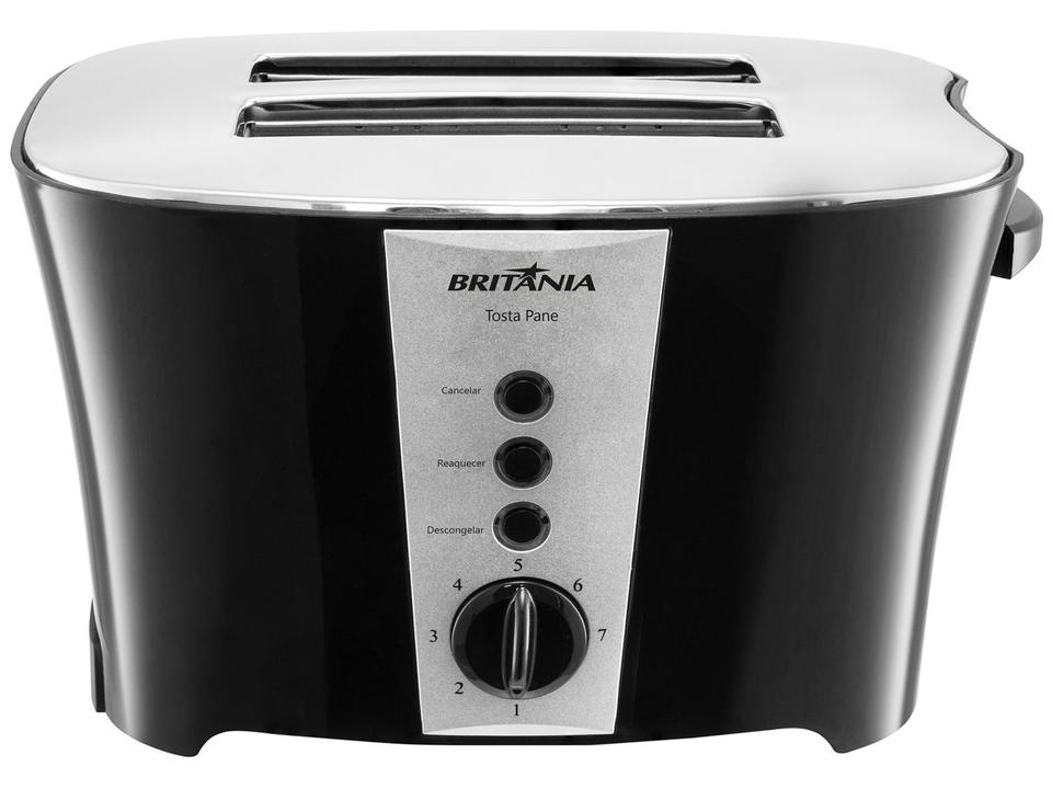 Torradeira Britânia Preta 2 Fatias 7 Níveis de - 5