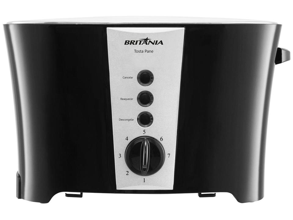 Torradeira Britânia Preta 2 Fatias 7 Níveis de - 3