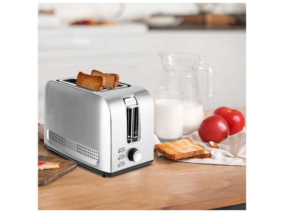 Torradeira Philco Inox 2 Fatias 7 Níveis de Tostagem PTR03A 56201043 - 4