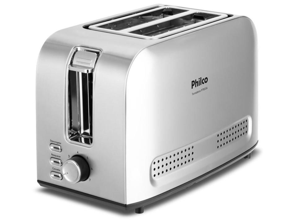Torradeira Philco Inox 2 Fatias 7 Níveis de Tostagem PTR03A 56201043 - 6
