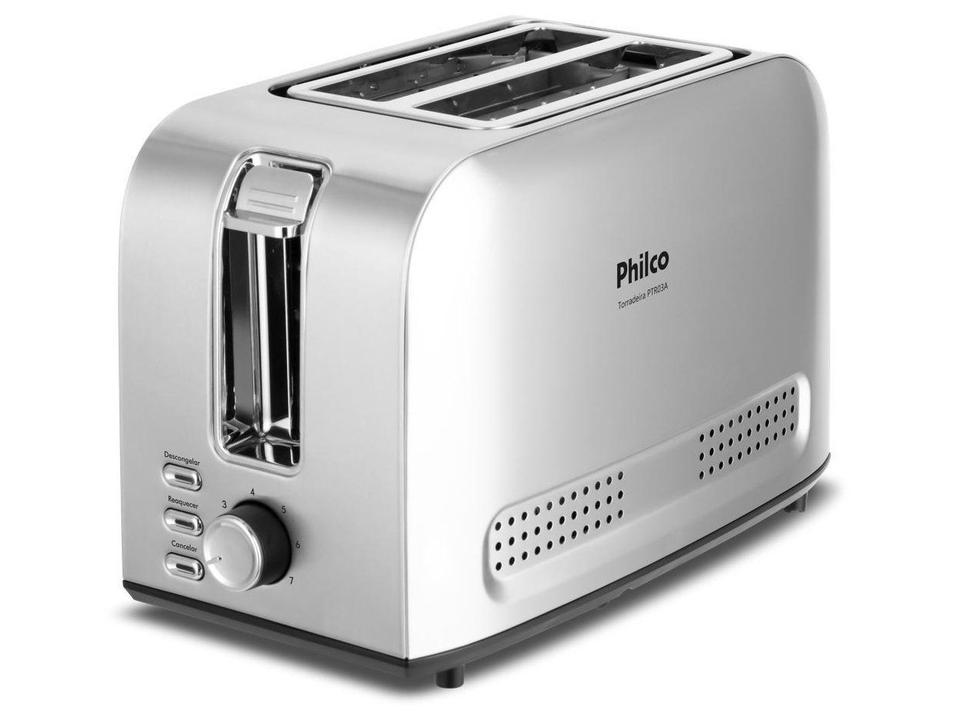 Torradeira Philco Inox 2 Fatias 7 Níveis de Tostagem PTR03A 56201043 - 6