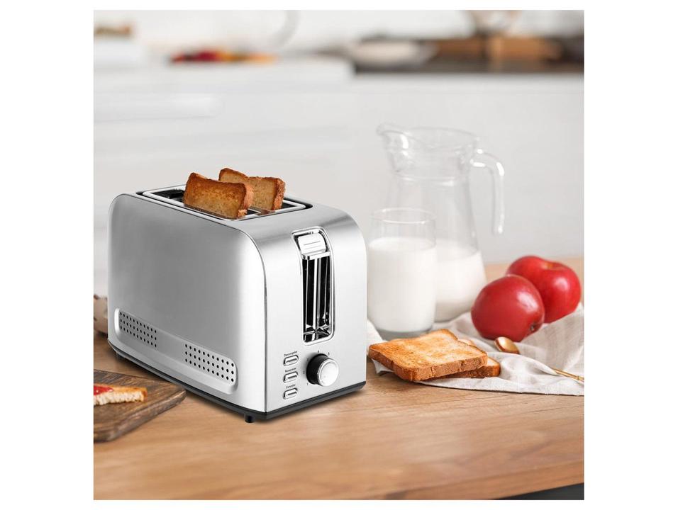 Torradeira Philco Inox 2 Fatias 7 Níveis de Tostagem PTR03A 56201043 - 4