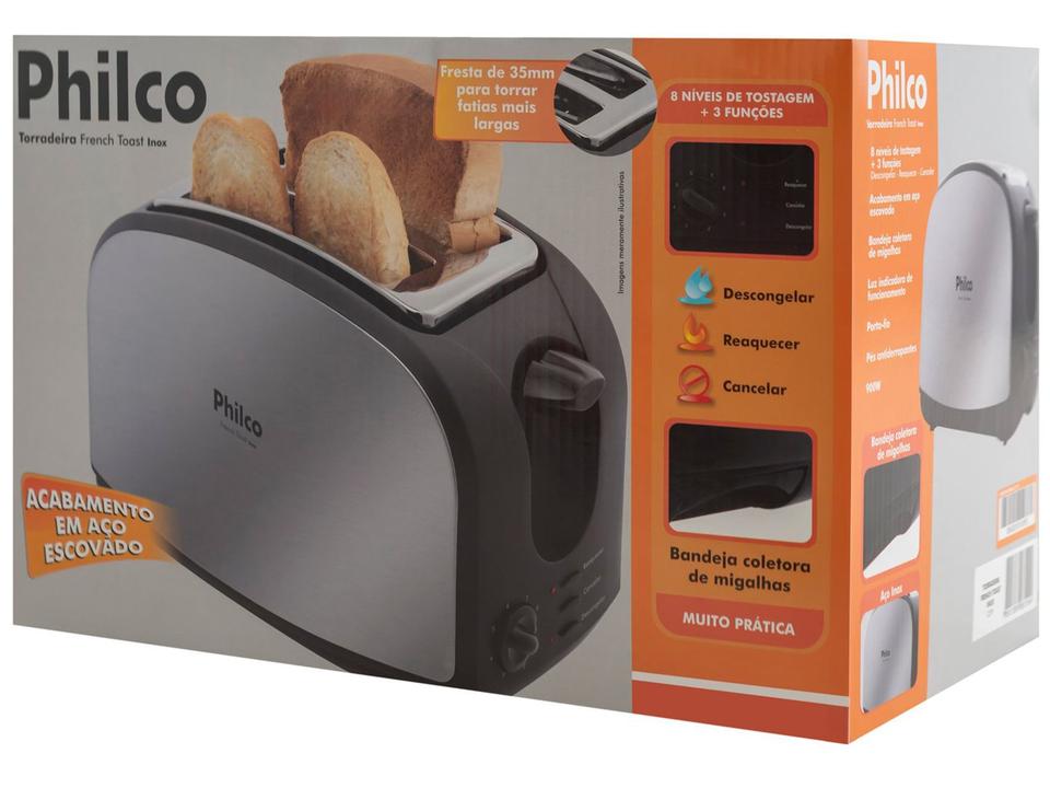 Torradeira Philco Preta French Toast - 9
