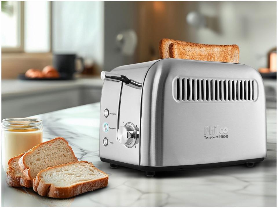 Torradeira Philco PTR02I 2 Fatias 6 Níveis de - 2