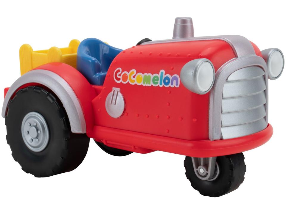 Trator Cocomelon JJ Roda Livre Musical Candide - 4