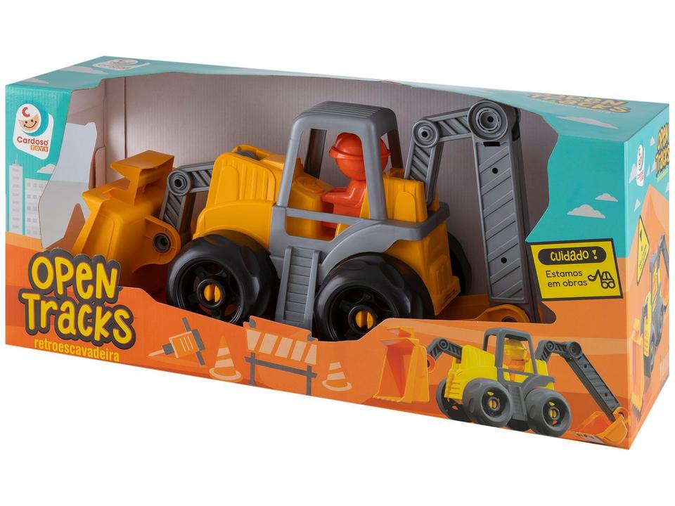 Trator Retroescavadeira Open Tracks Roda Livre - 6