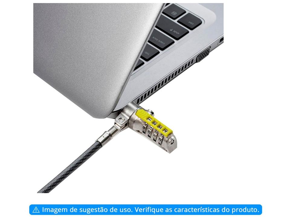 Trava de Segurança para Notebook com Segredo HP 1,50m Y0Q96LA - 1