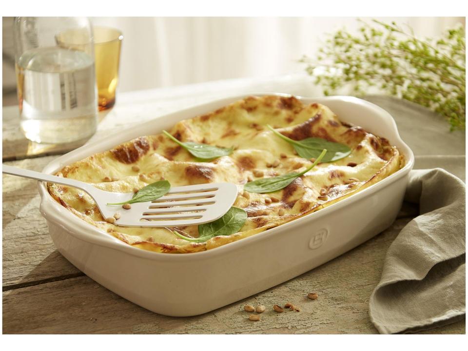 Travessa de Cerâmica Retangular 4,45L Emile Hen - 1