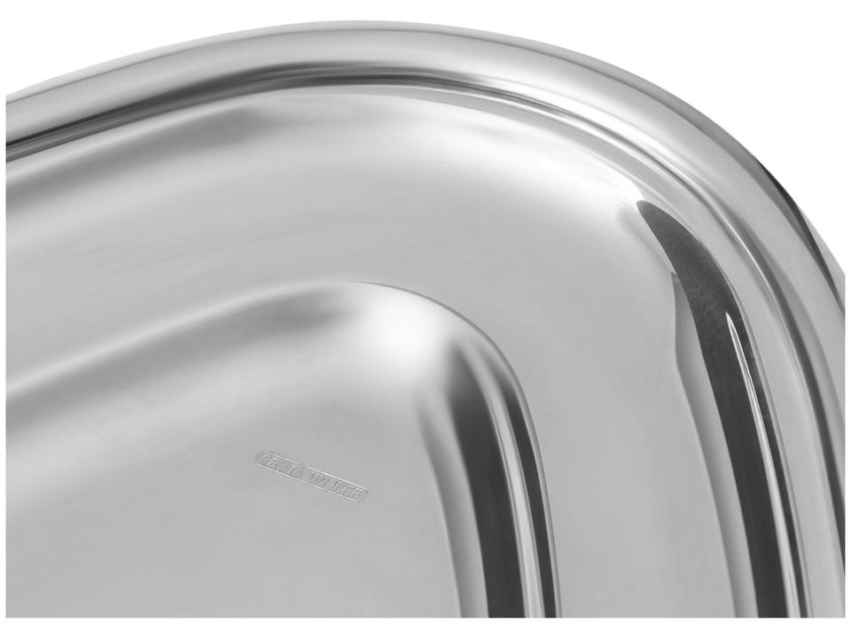 Travessa de Inox Oval 30,5x3x70cm Wolff Liso - 4