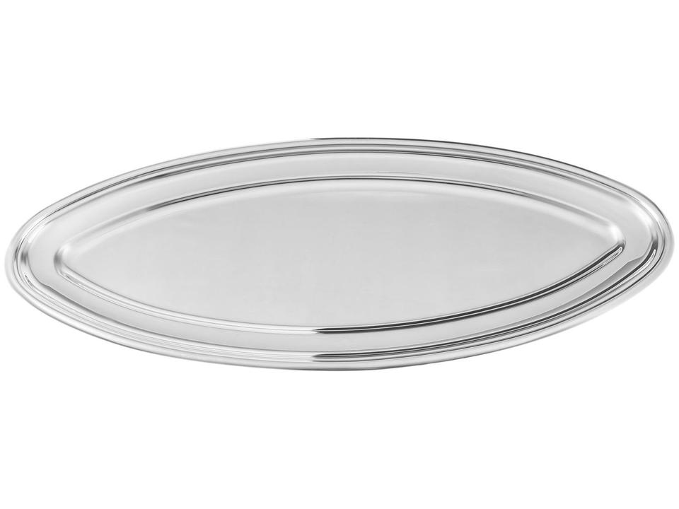 Travessa de Inox Oval 30,5x3x70cm Wolff Liso - 2