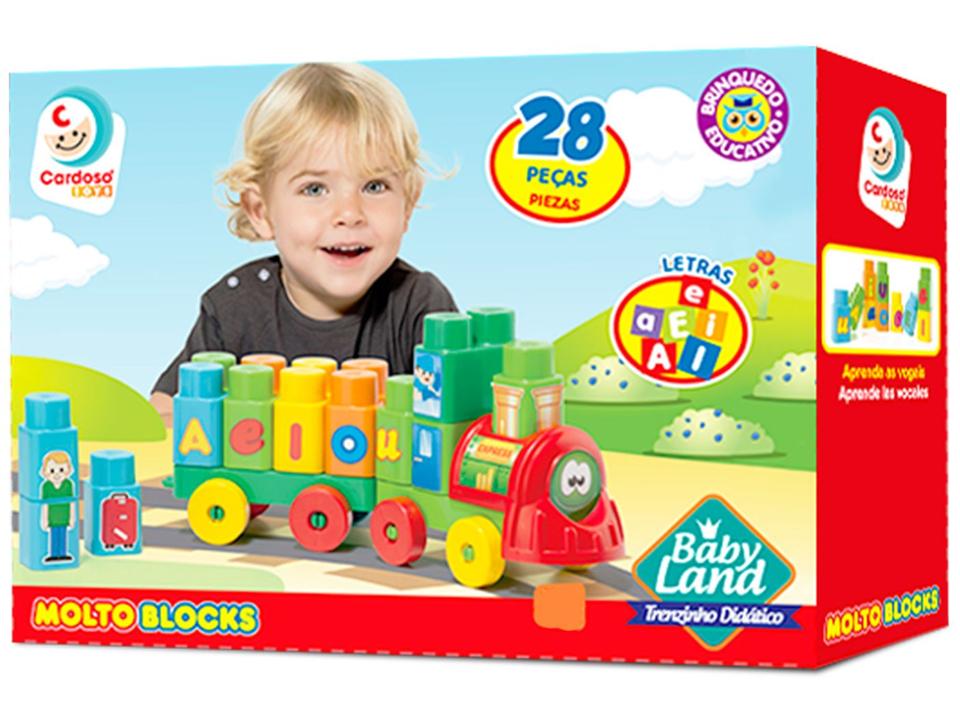 Trem Baby Land Didático Cardoso Toys - 1