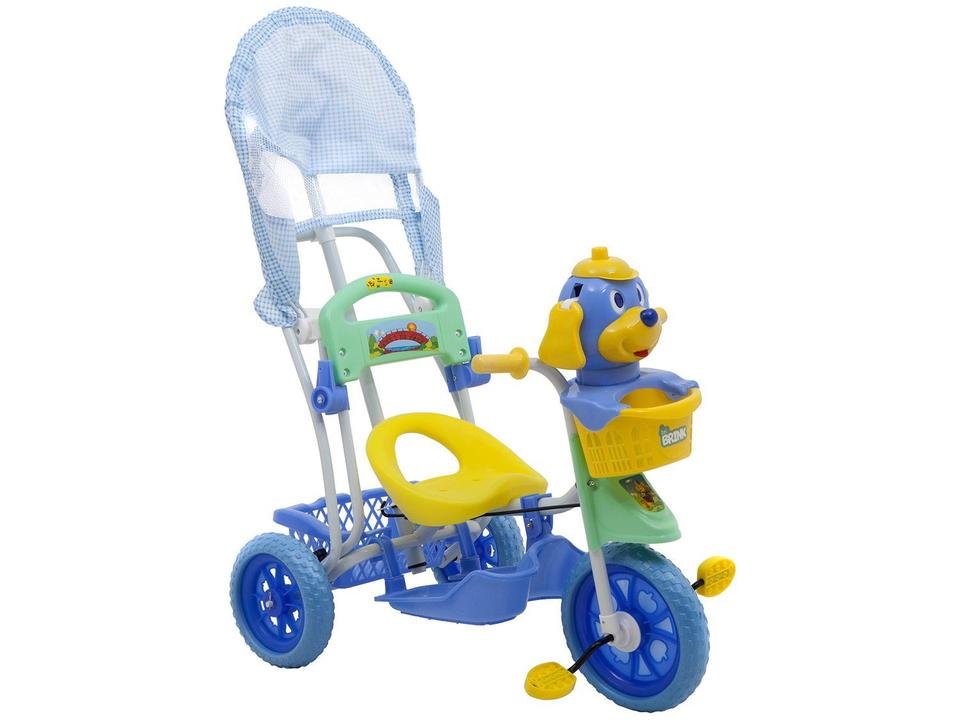 Triciclo Infantil Bel Brink com Empurrador - Gangorra Cabeça de Cachorro - 1