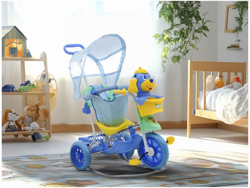Triciclo Infantil Bel Brink com Empurrador - 1