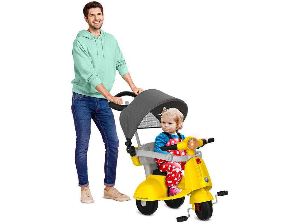 Triciclo Infantil com Empurrador e Pedal 1240 - 1
