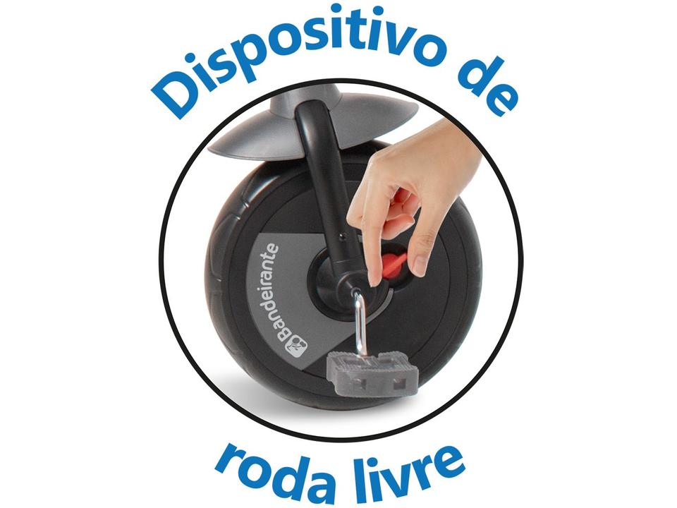 Triciclo Infantil de Pedal Fases Smart Bandeirante - 12