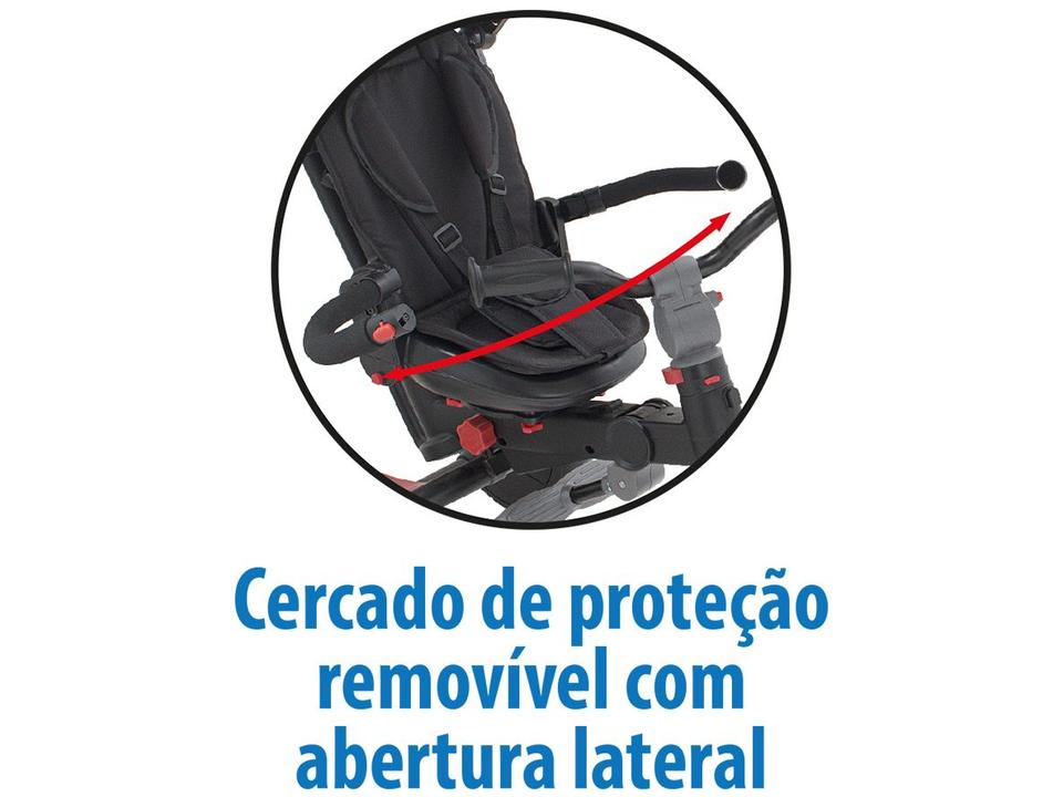 Triciclo Infantil de Pedal Fases Smart Bandeirante - 8
