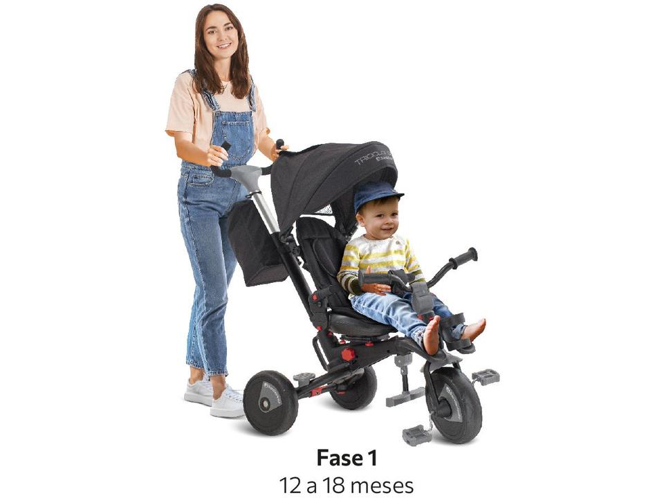 Triciclo Infantil de Pedal Fases Smart Bandeirante - 3