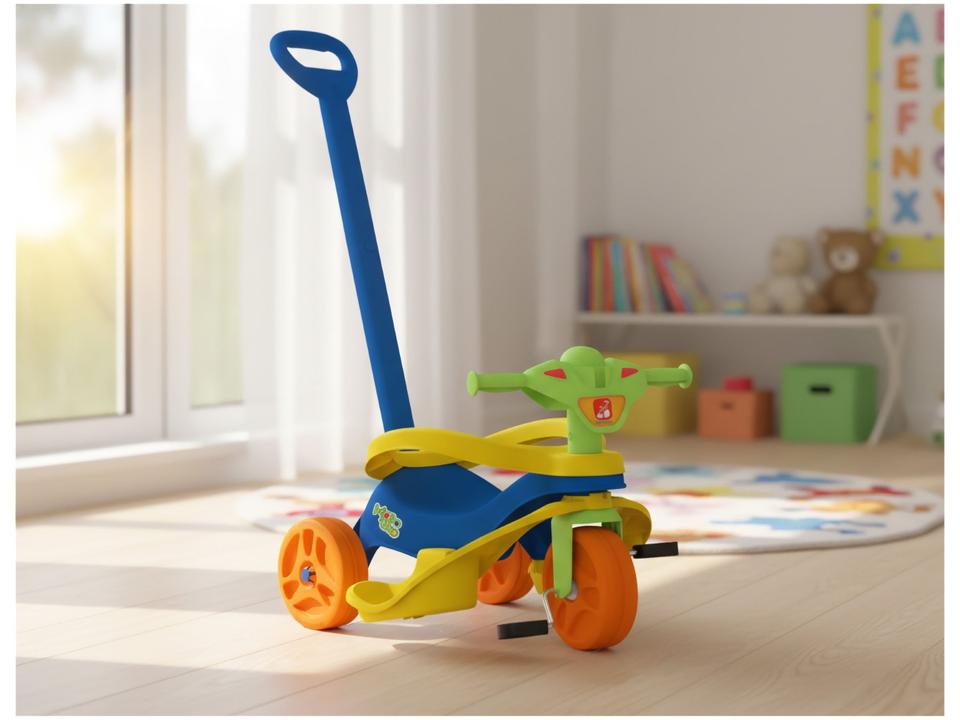 Triciclo Infantil de Pedal Mototico Bandeirante - 1