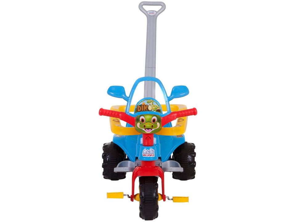 Triciclo Infantil Dino Azul com Empurrador - 1