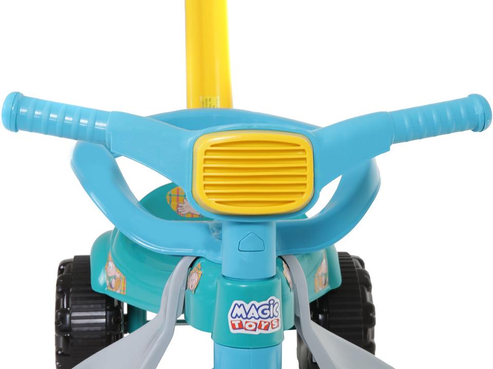 Triciclo Infantil Magic Toys Cebolinha - Haste Removível - 2