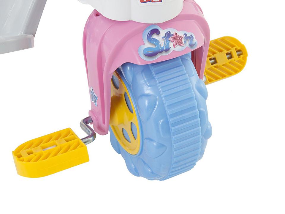 Triciclo Infantil Magic Toys com Empurrador - Unicórnios Tico-Tico Uni Star Haste Removível - 10