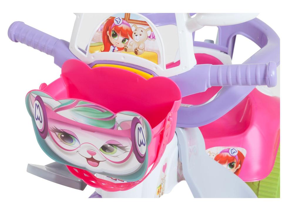 Triciclo Infantil Magic Toys Zoom Meg - Haste Removível - 6