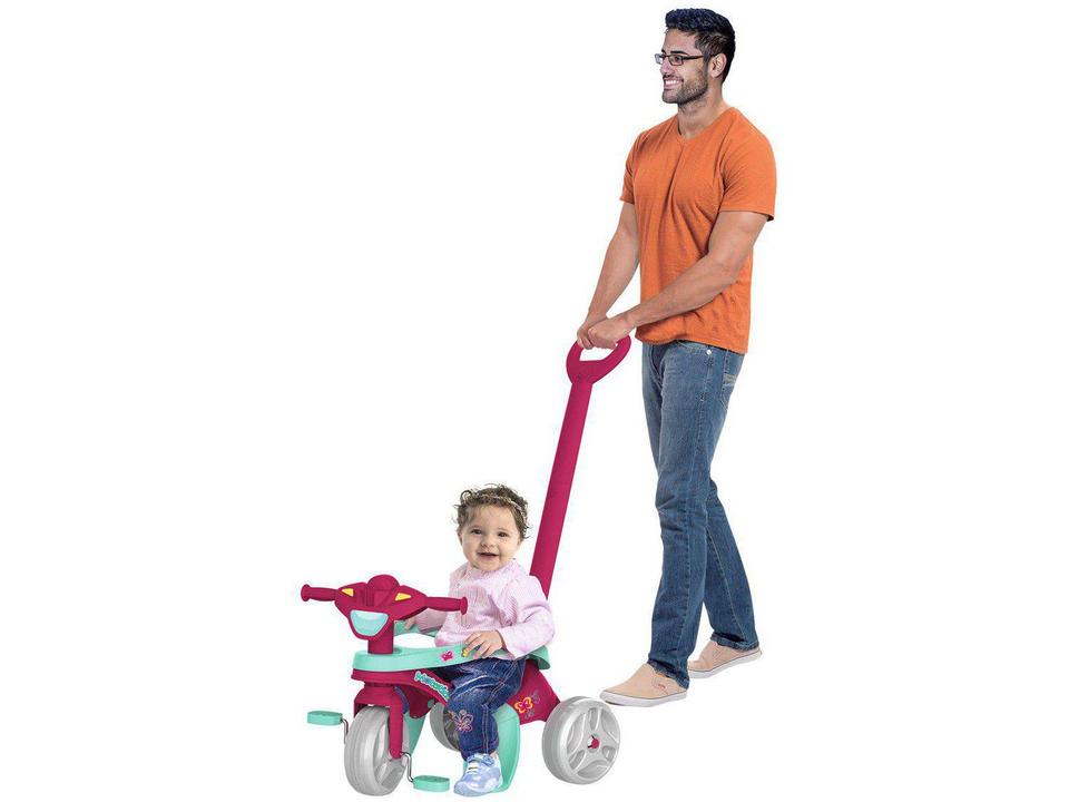 Triciclo Infantil Mototico com Empurrador - Bandeirante - 9
