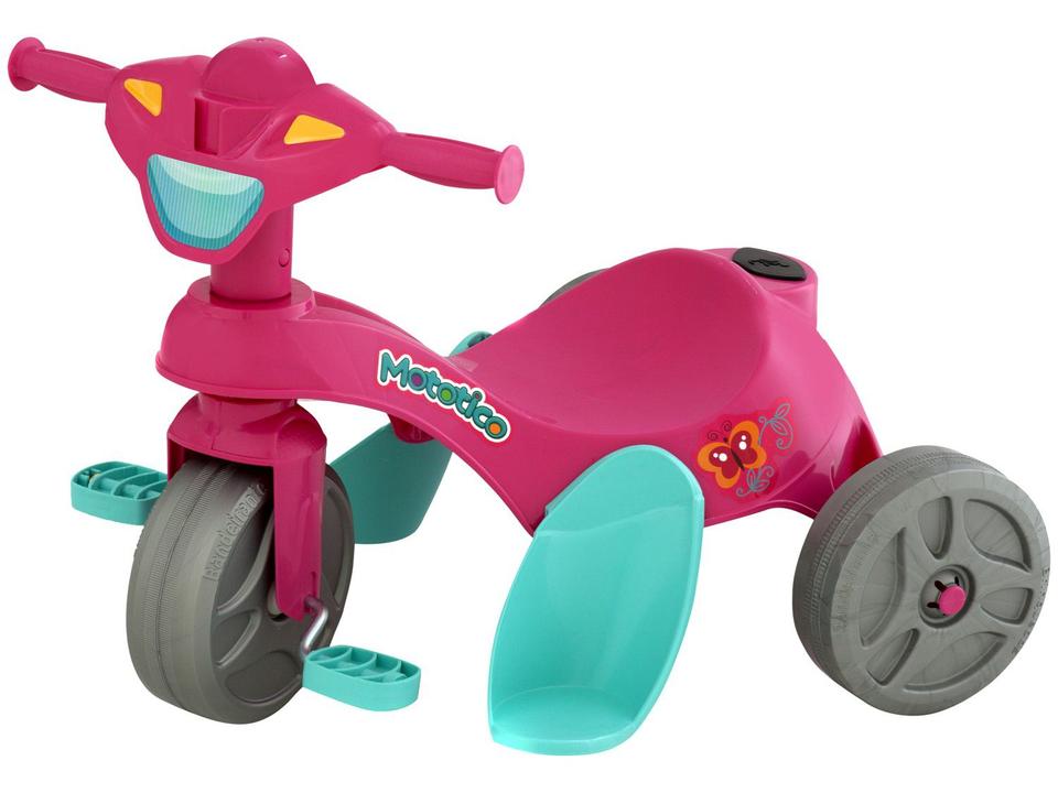 Triciclo Infantil Mototico com Empurrador - Bandeirante - 8