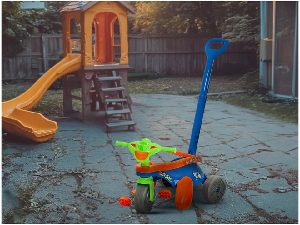 Triciclo Infantil Mototico com Empurrador - 1