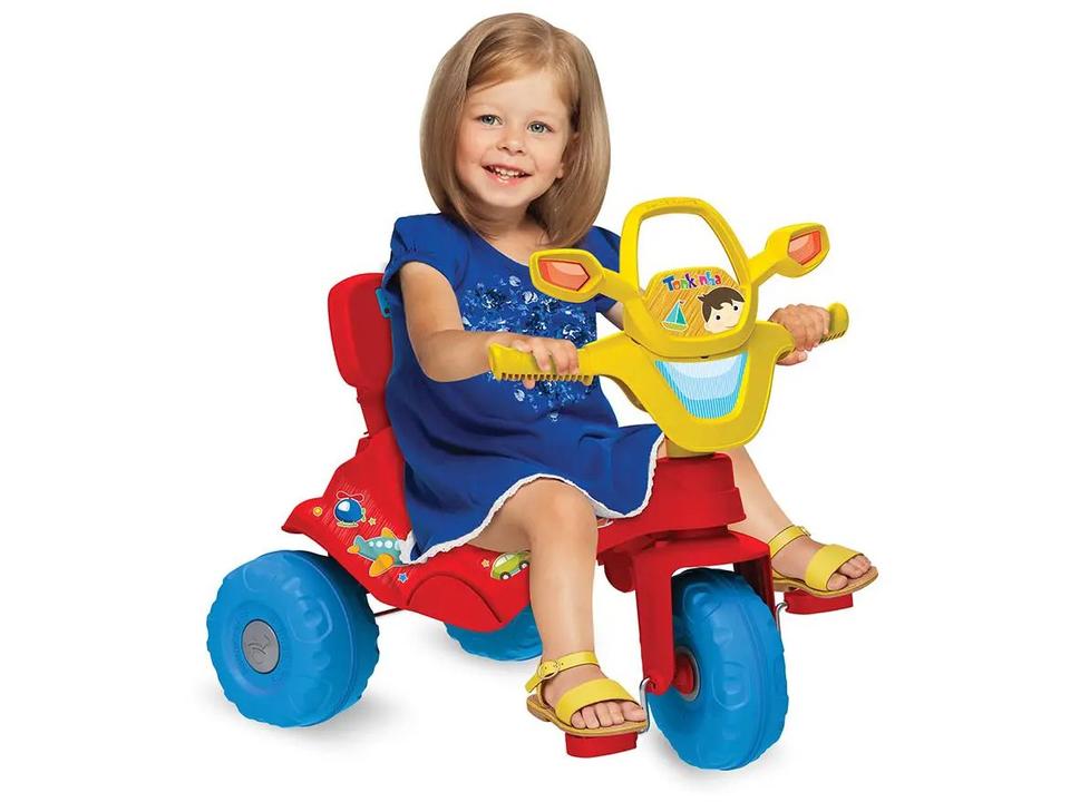 Triciclo Infantil Tonkinha com Empurrador - 1