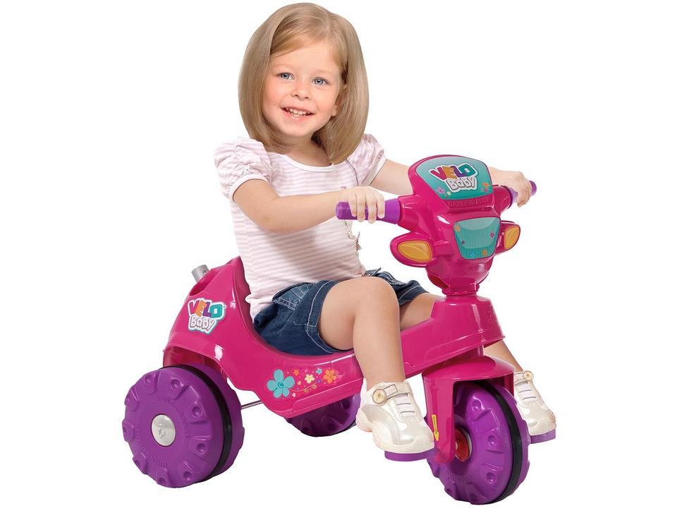 Triciclo Infantil Velo Baby com Empurrador - 14