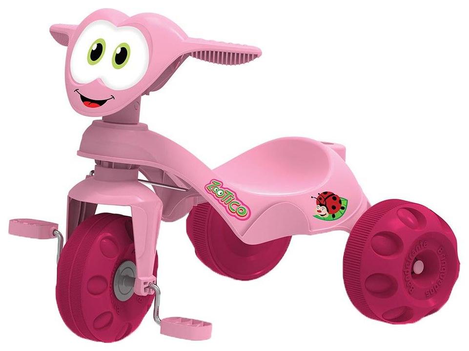 Triciclo Infantil Zootico com Empurrador - 2