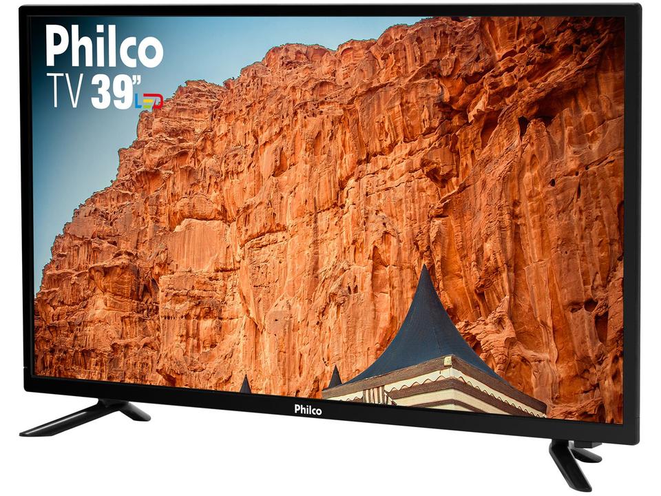 TV 39” HD D-LED Philco PTV39N87D VA 60Hz Wi-Fi 3 HDMI 1 USB - 1