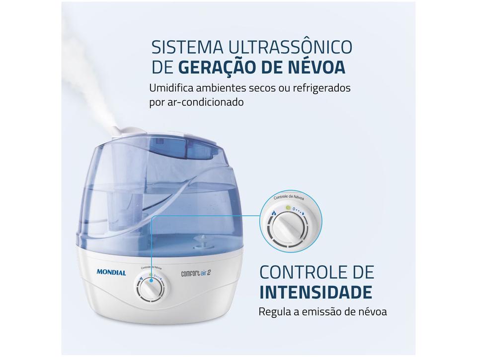 Umidificador de Ar Ultrassônico Portátil Mondial Comfort Air 2 NUA-02 2,2L - 3