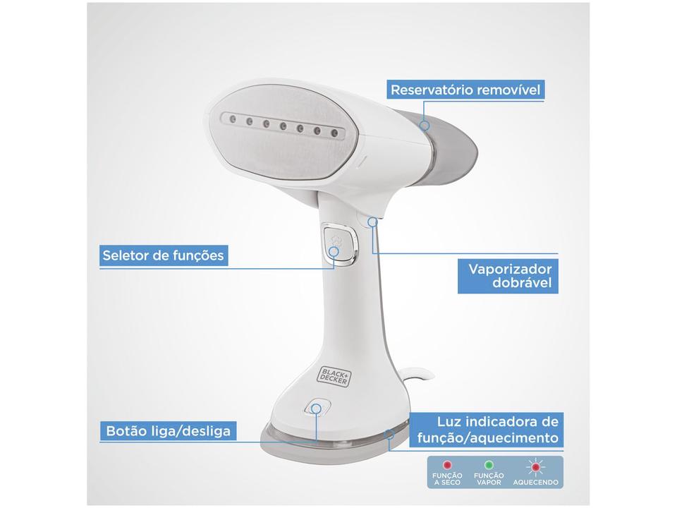Vaporizador de Roupas Black+Decker Steam & Flip BDV3000 Portátil 200ml com Acessórios - 1