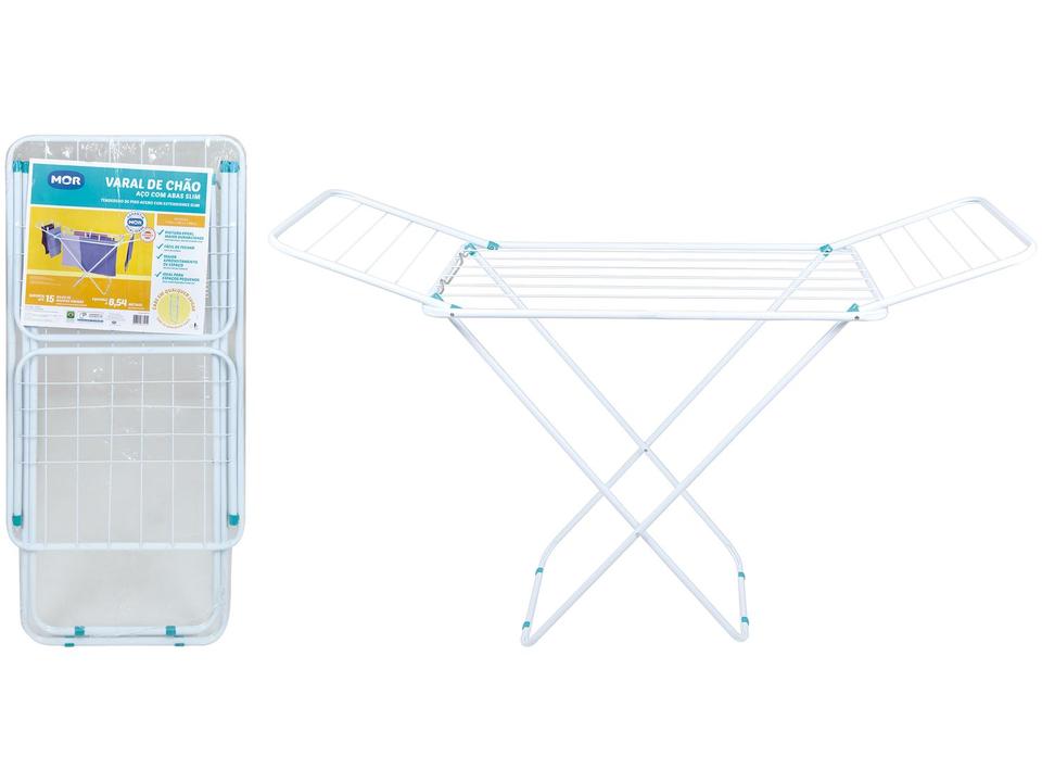 Varal de Chão Dobrável com Abas Mor Slim - 7