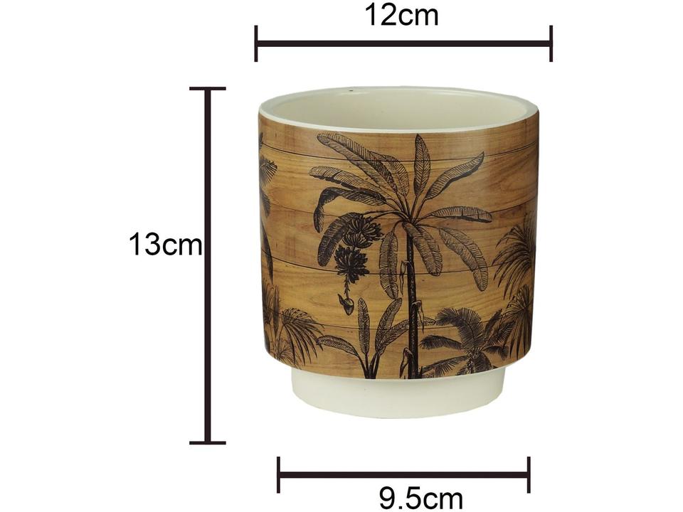 Vaso de Cerâmica Royal Tropical 13x12cm - 3