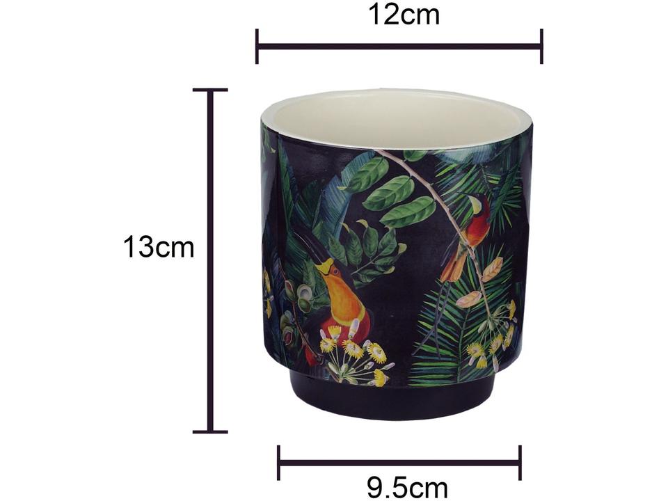 Vaso de Cerâmica Royal Tropical 14x13cm - 3