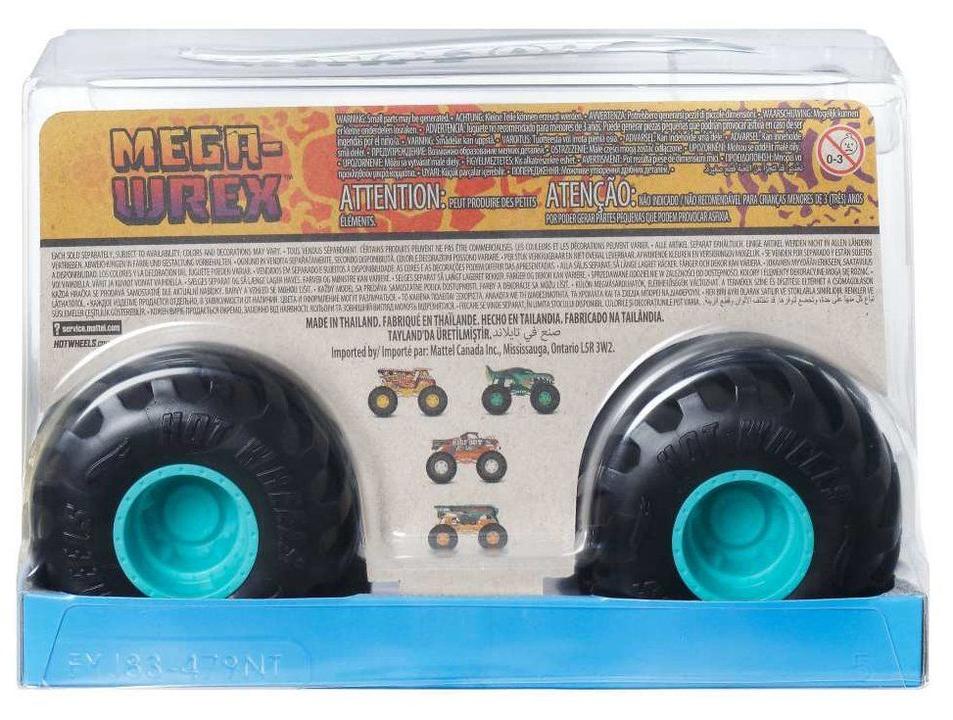 Veículo Hot Wheels Monster Trucks Mega Wrex Mattel - 5