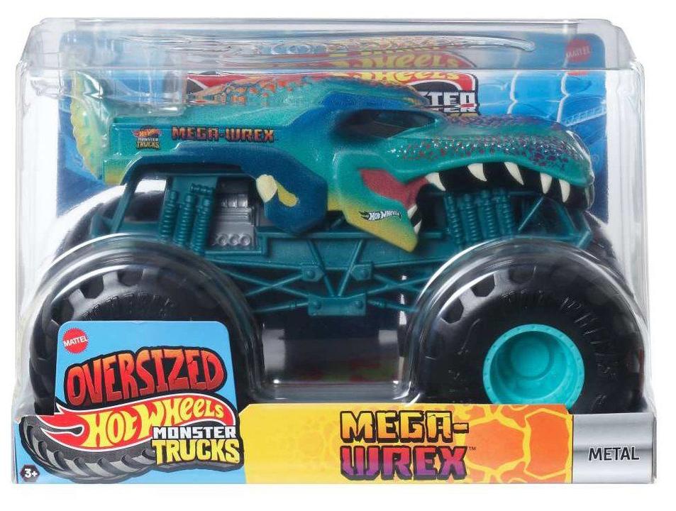 Veículo Hot Wheels Monster Trucks Mega Wrex Mattel - 4