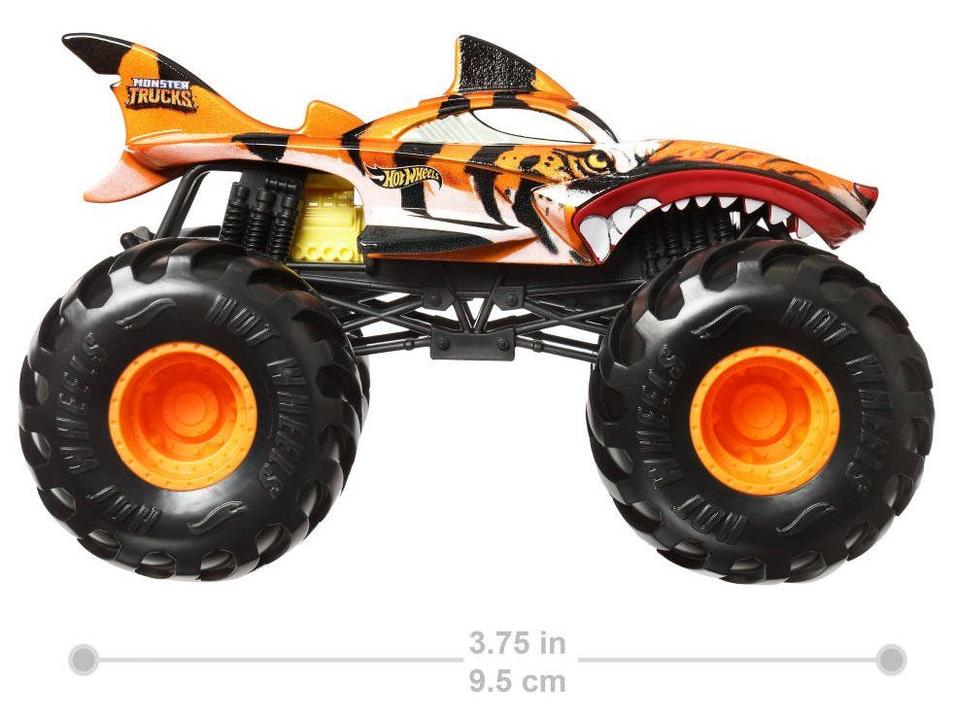 Veículo Hot Wheels Monster Trucks Tiger Shark Mattel - 1