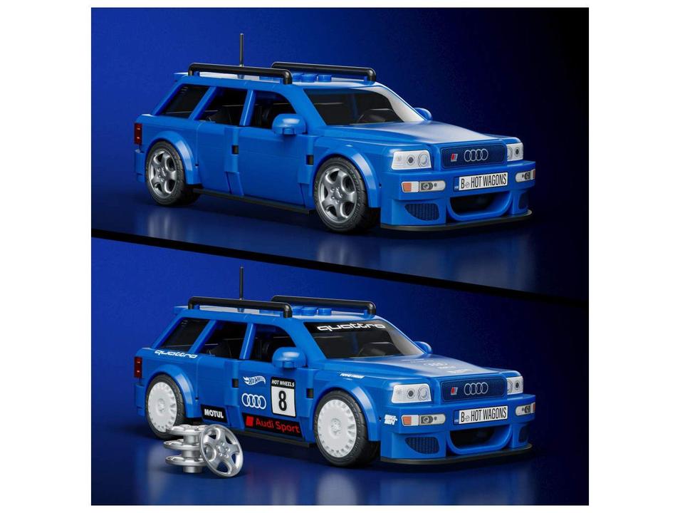 Veículo Mattel Brick Shop Speed Audi Avant RS2 1994 - 4
